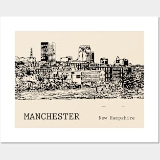 Manchester - New Hampshire Posters and Art